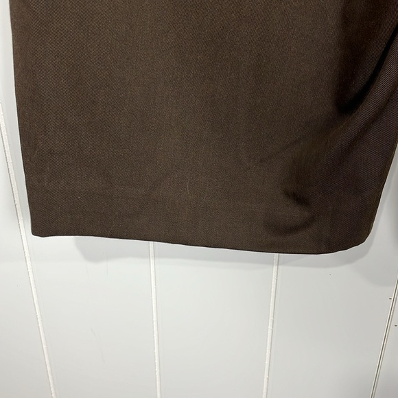 Studio Works Womens Shorts 14 Chocolate Zip/Button Close Pockets Cotton/Poly NWT - Picture 8 of 14